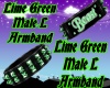 Lime Green M (L) ArmBand
