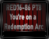 your on a redemtion p8-8