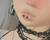 black piercings