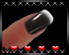 !F Dark Valentine Nails