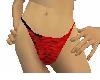 Red/Black Bikini Bottom