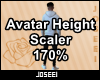 Avatar Height Scale 170%
