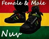 Rasta/Reggae Sneakers F