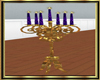 Golden Purple Candles