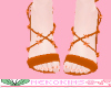 Lace Shoes Orange
