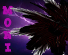BLACK AND  RED FEATHER