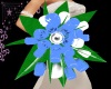 (V) blue bouquet