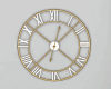 Modern Clock Gold
