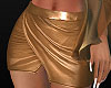 Liquid Gold Mini Skirt