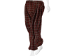 plaid wide pants