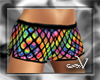~V Rainbow Rave Shorts
