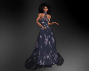 Navy & Lavenday Gown