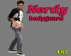 Nerdy bodyguard animated
