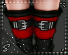 !S Glitter Socks Red