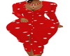 Hot Red Button Dress
