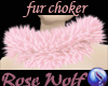 Blueberry Rose Fur Choke