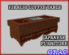 Hibachi  wooden Table