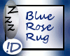 !D Blue Rose Rug