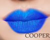 !A neon blue lipstick