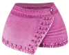 Dina Pink Denim Skirt