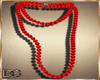 Red pearl necklace