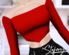 S. Long sleeve top Red
