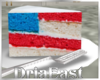 D: Flag Cake Slice