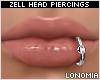 Zell Silver Lip Ring