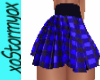 Blue Plaid Skirt
