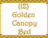 (IZ) Golden Canopy Bed
