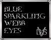 Blue Sparkling Webb Eyes