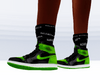 Lime 1's w/ Socks