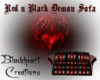 Red n Black Demon Sofa