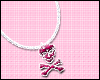 [R] Pink Skull Necklace