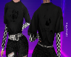 Grunge Top Black