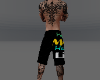 short y tattoos happy
