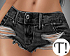 T! Booty Shorts Blk/Tat
