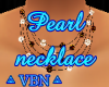 Pearl necklace brown