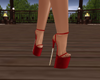{F} Red Sexy Heels
