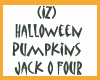 (IZ) JackO Pumpkins Four