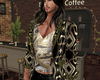 gold and black yum coat