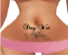 Stay Wet Stomach Tattoo
