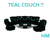 TEAL COUCH