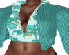Marsha Teal Sweater/Top