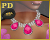 Tianna Necklace | Pink