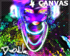 !d6 Canvas Art Neon DJ