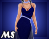 MS Sparkles Gown Blue