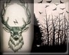 Deer/Tree  Arm Tat