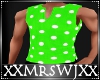 Easter Dots Green Top