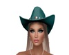 Cowgirl Hat Teal